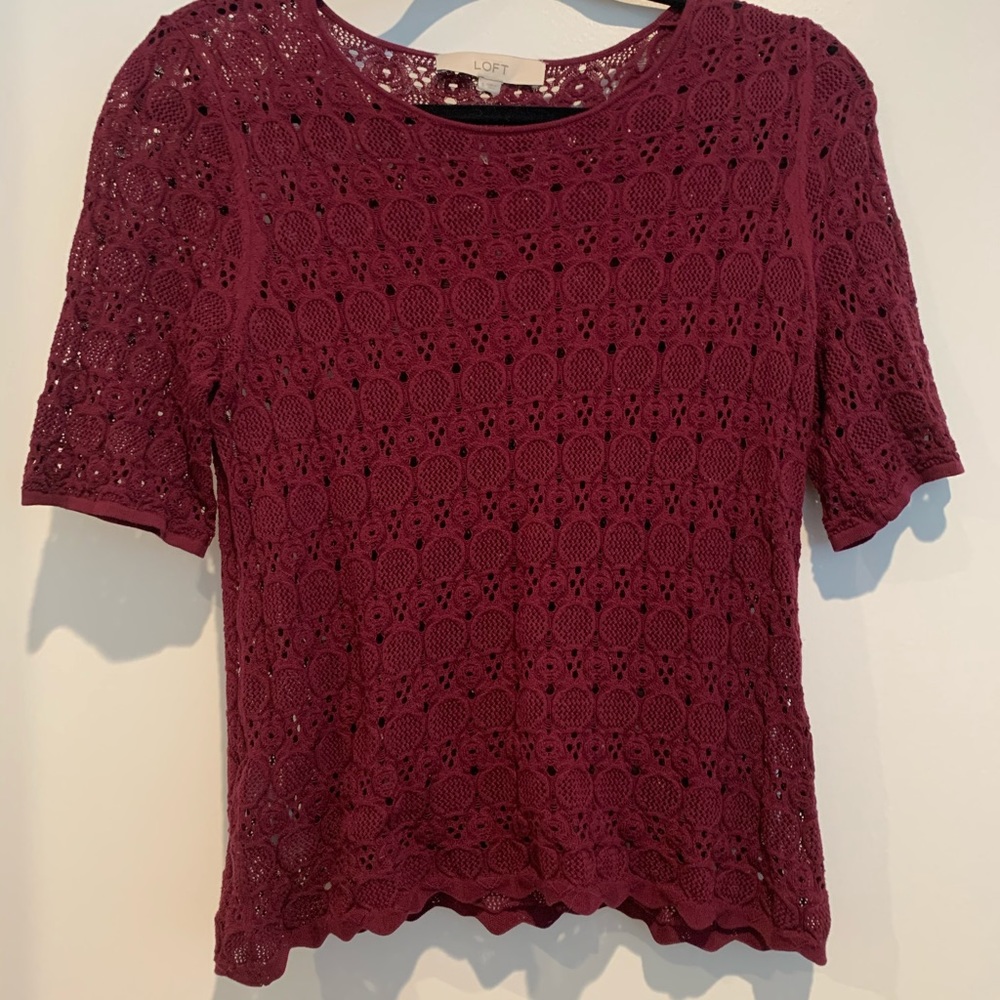 Ann Taylor Laced Top